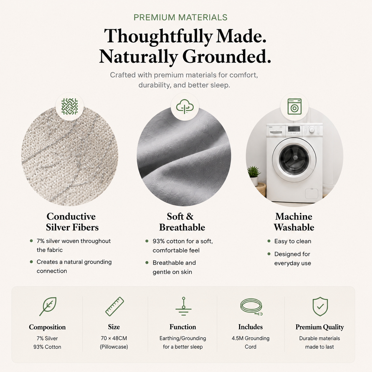 Grounding Pillowcase