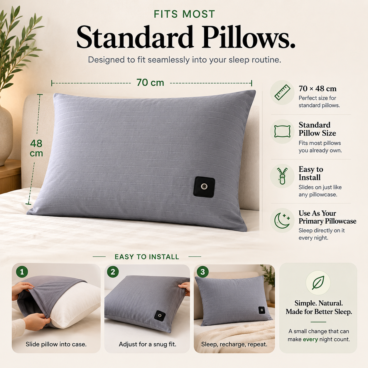 Grounding Pillowcase