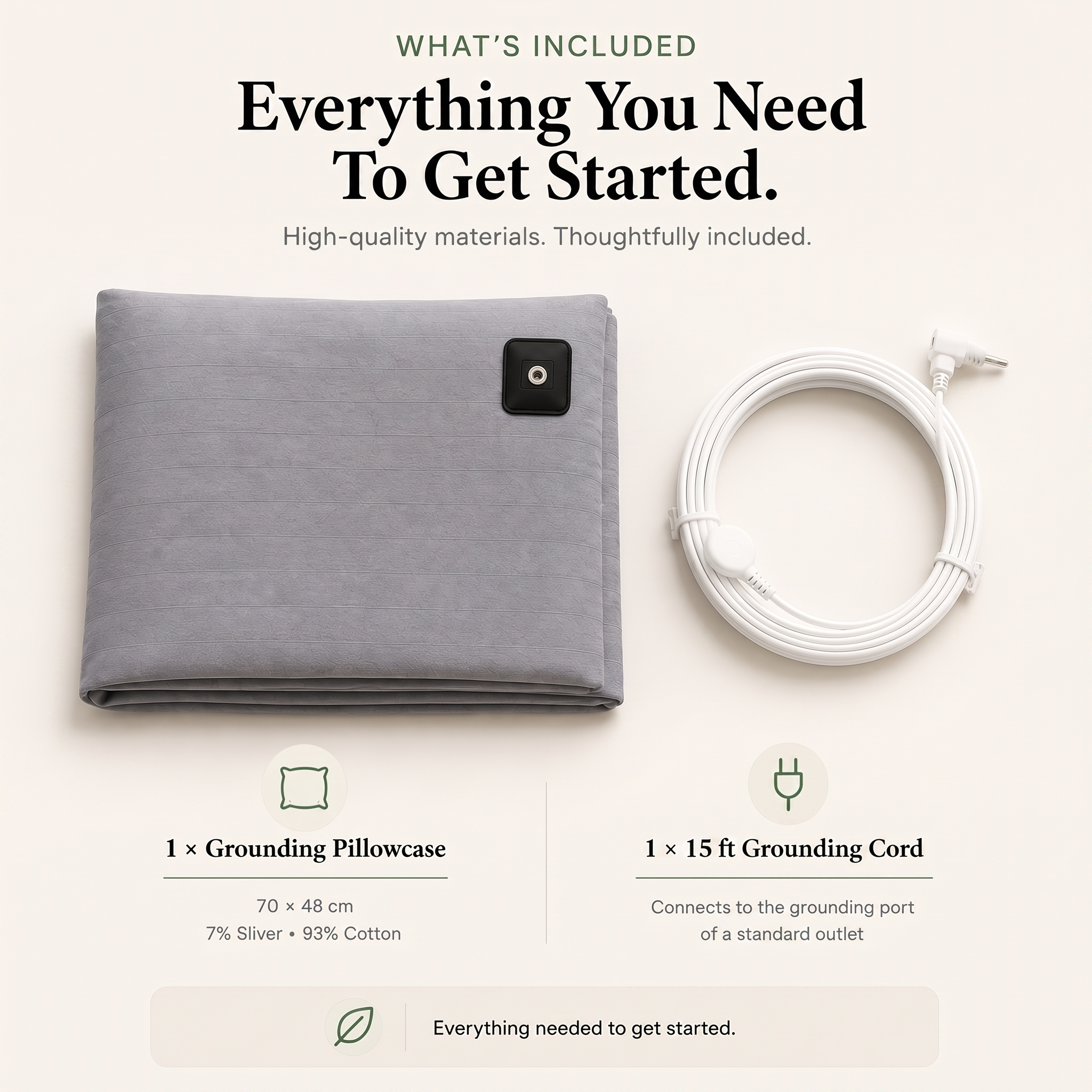 Grounding Pillowcase